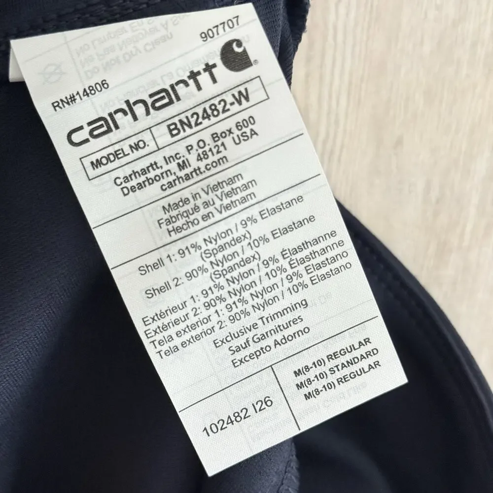 Carhartt Utility Leggings Womens Size Large Force Fitted Midweight Navy New NWT - Picture 10 of 11